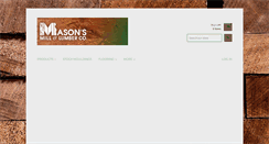 Desktop Screenshot of masonsmillandlumber.com